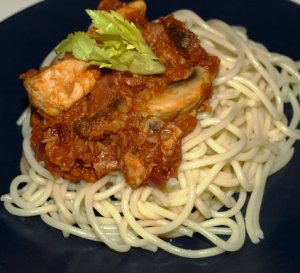 Prøv også Spaghetti med tunfisk og sjampinjonger.