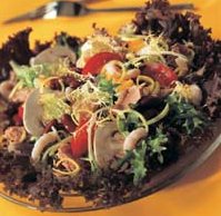 Prøv også Salat med marinerte reker.