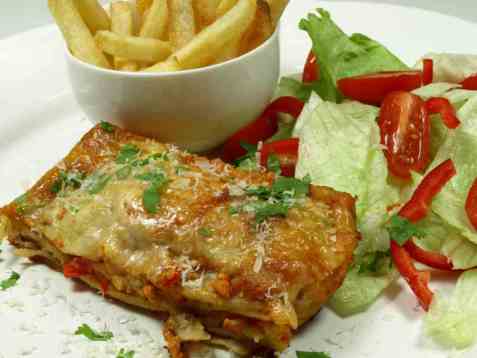 Enchilada oppskrift.