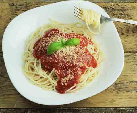 Kjøttdeigsaus(spagettisaus) oppskrift.