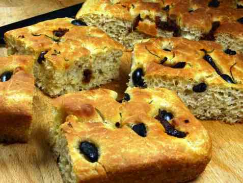 Focaccia i langpanne oppskrift.