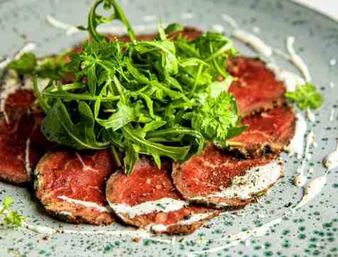 Carpaccio- Skiver av urtestekt indrefilet oppskrift.