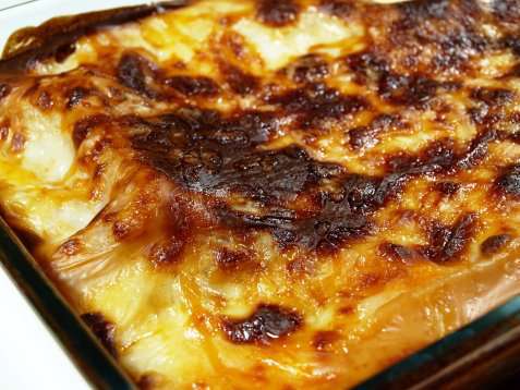 Kylling-lasagne oppskrift.