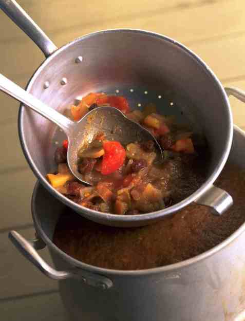 Frukt-saus oppskrift.