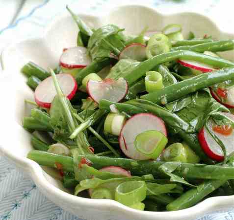 Asiatisk salat oppskrift.