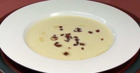 Potetkremsuppe oppskrift.