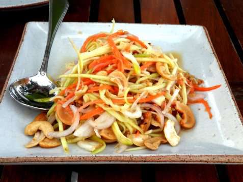 Thai mango salat oppskrift.