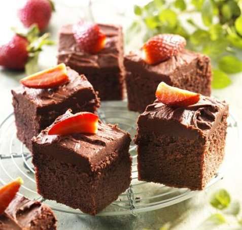 Luksusbrownies oppskrift.