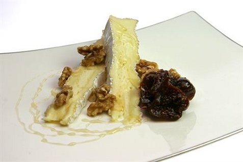 Desserttallerken med brie de Meaux oppskrift.
