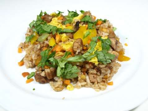 Yang chow fried rice oppskrift.