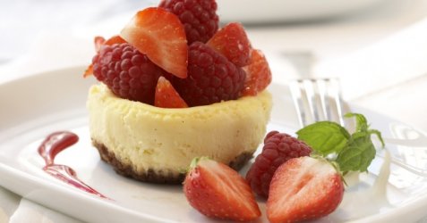Ostekake med snøfrisk og mascarpone oppskrift.