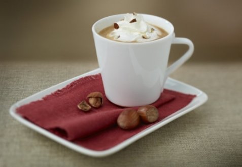 Chiboust coffee cream with chopped hazelnuts oppskrift.