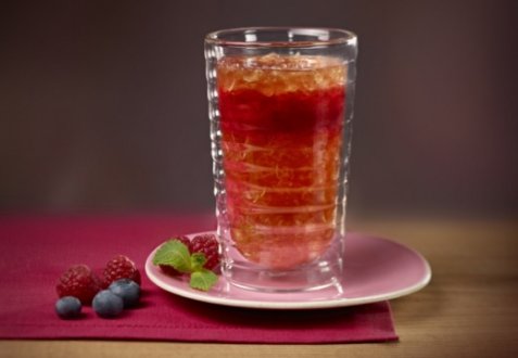 Frozen Raspberry coffee oppskrift.