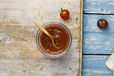 Hjemmelaget ketchup 3 oppskrift.