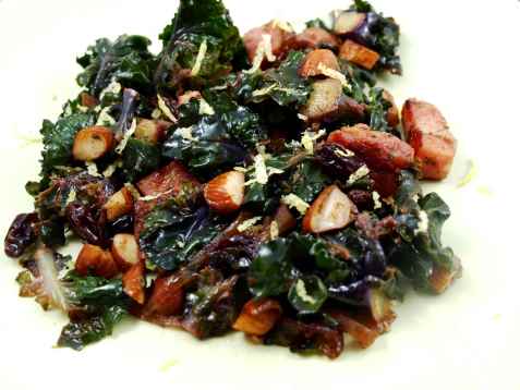 Flower sprout med bacon oppskrift.