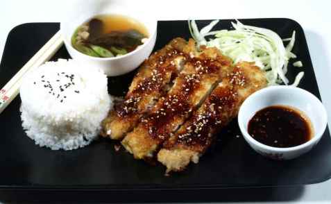 Japansk tonkatsu med fisk oppskrift.