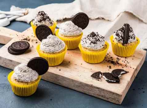 Oreo-cupcakes oppskrift.