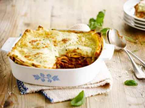 Laktosefri lasagne oppskrift.
