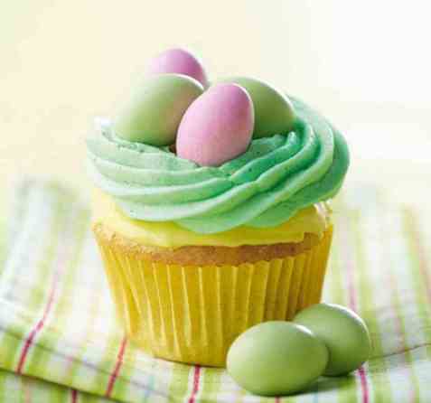 Cupcakes til påske oppskrift.