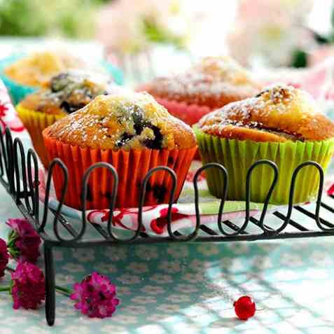 Sommermuffins oppskrift.