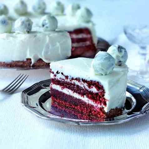 Red velvet cake oppskrift.