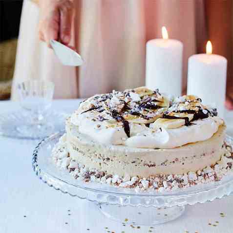 Marengsdessertkake oppskrift.