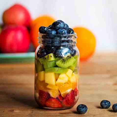Fruktsalat 3x4 oppskrift.