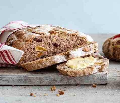 Frukt- og nøttebrød 2 oppskrift.