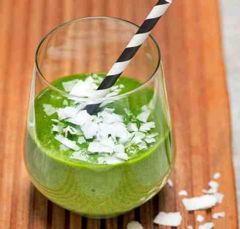 Grønn smoothie oppskrift.