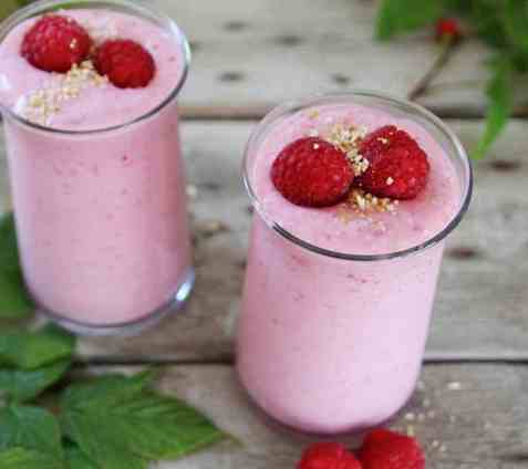 Bringebærsmoothie 3 oppskrift.