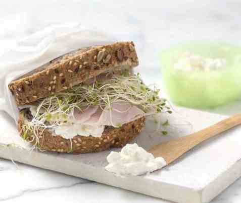 Cottage cheese og kalkun blings oppskrift.