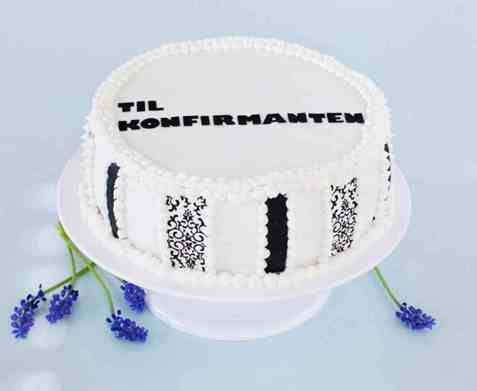 Konfirmantens festkake oppskrift.