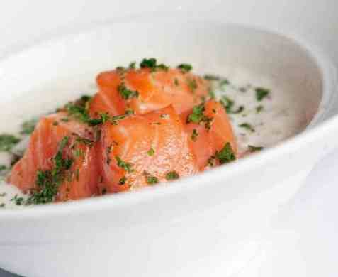 Fiskegryte med gode smaker oppskrift.