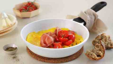 Frokostomelett oppskrift.