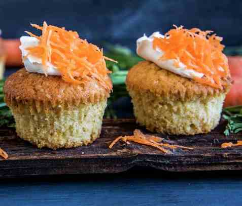 Gulrotmuffins 3 oppskrift.