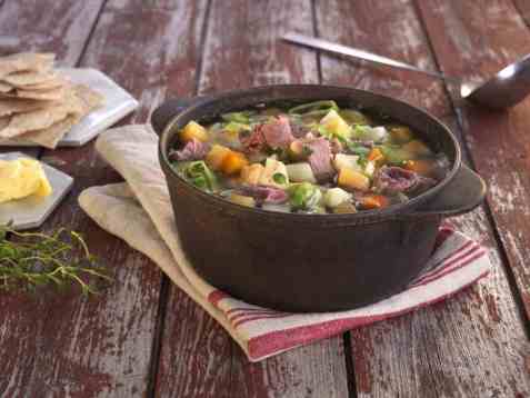 Kjøttsuppe 4 oppskrift.