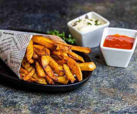 Pommes frites 2 oppskrift.