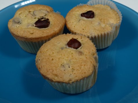 Muffins med tørket frukt oppskrift.