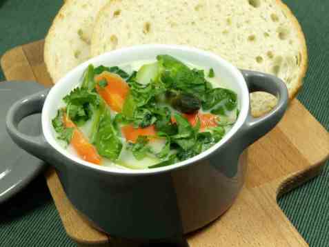 Vårsuppe oppskrift.